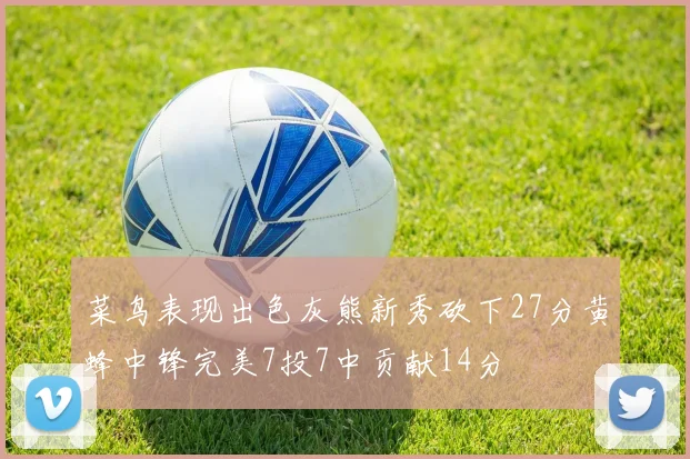 菜鸟表现出色灰熊新秀砍下27分黄蜂中锋完美7投7中贡献14分